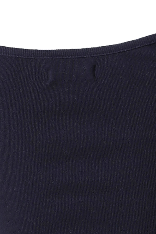 PROVINCE EYELET CAMI DRESS  / NAVY