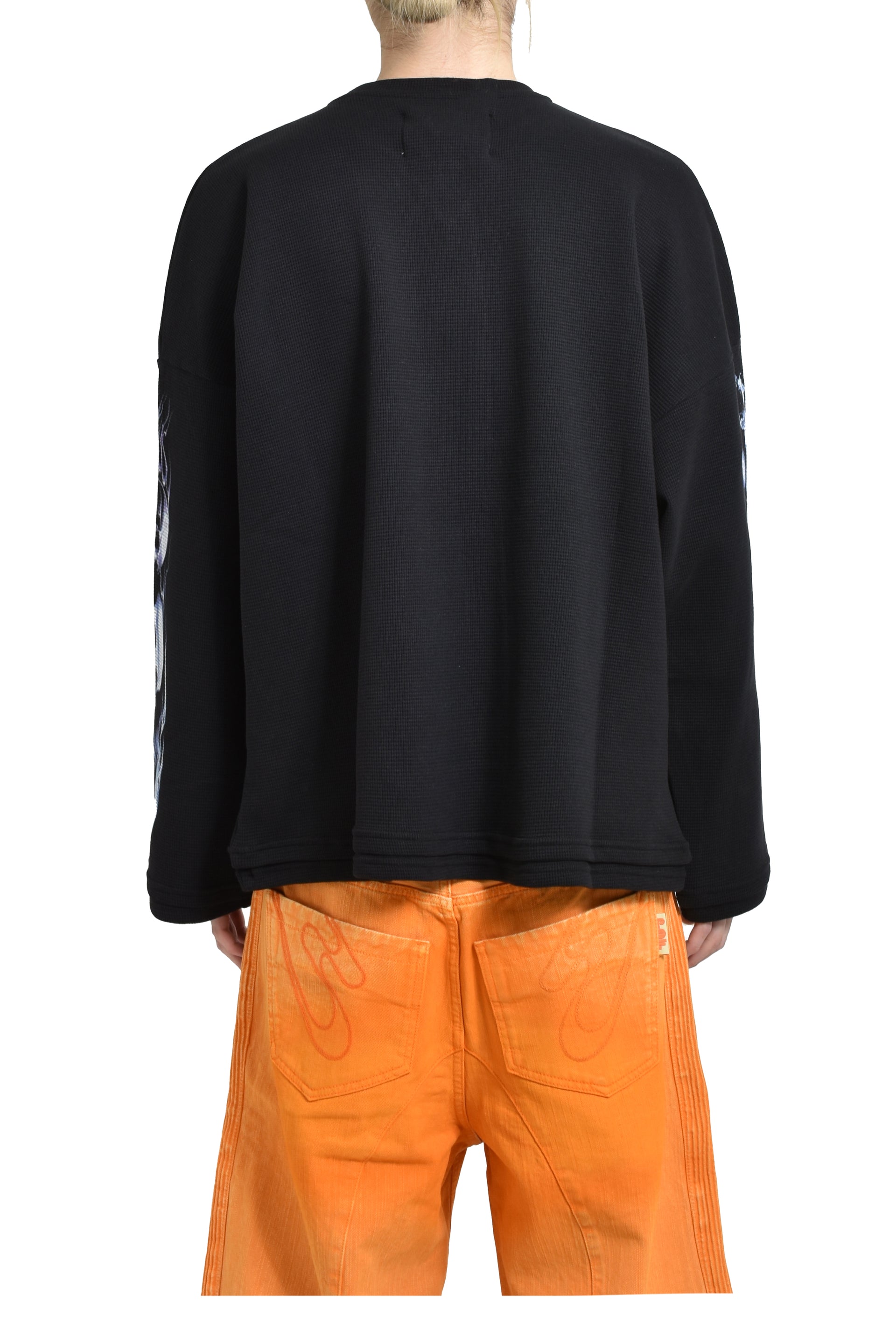 PDF SKULL LONGSLEEVE (DOM47 BIS) / BLK