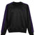 TRACK CREW NECK SHIRT - POLY SMOOTH / BLK
