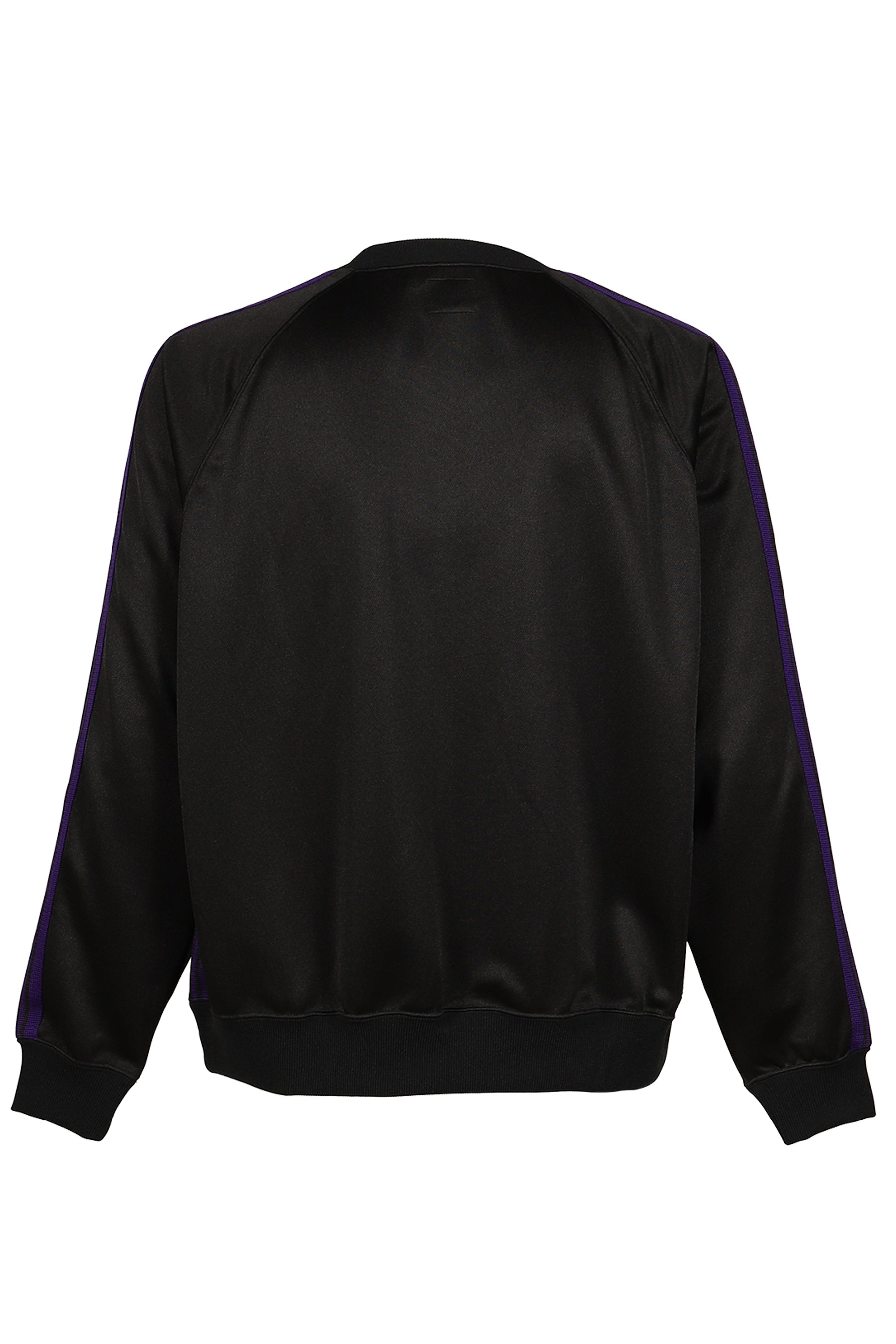 TRACK CREW NECK SHIRT - POLY SMOOTH / BLK