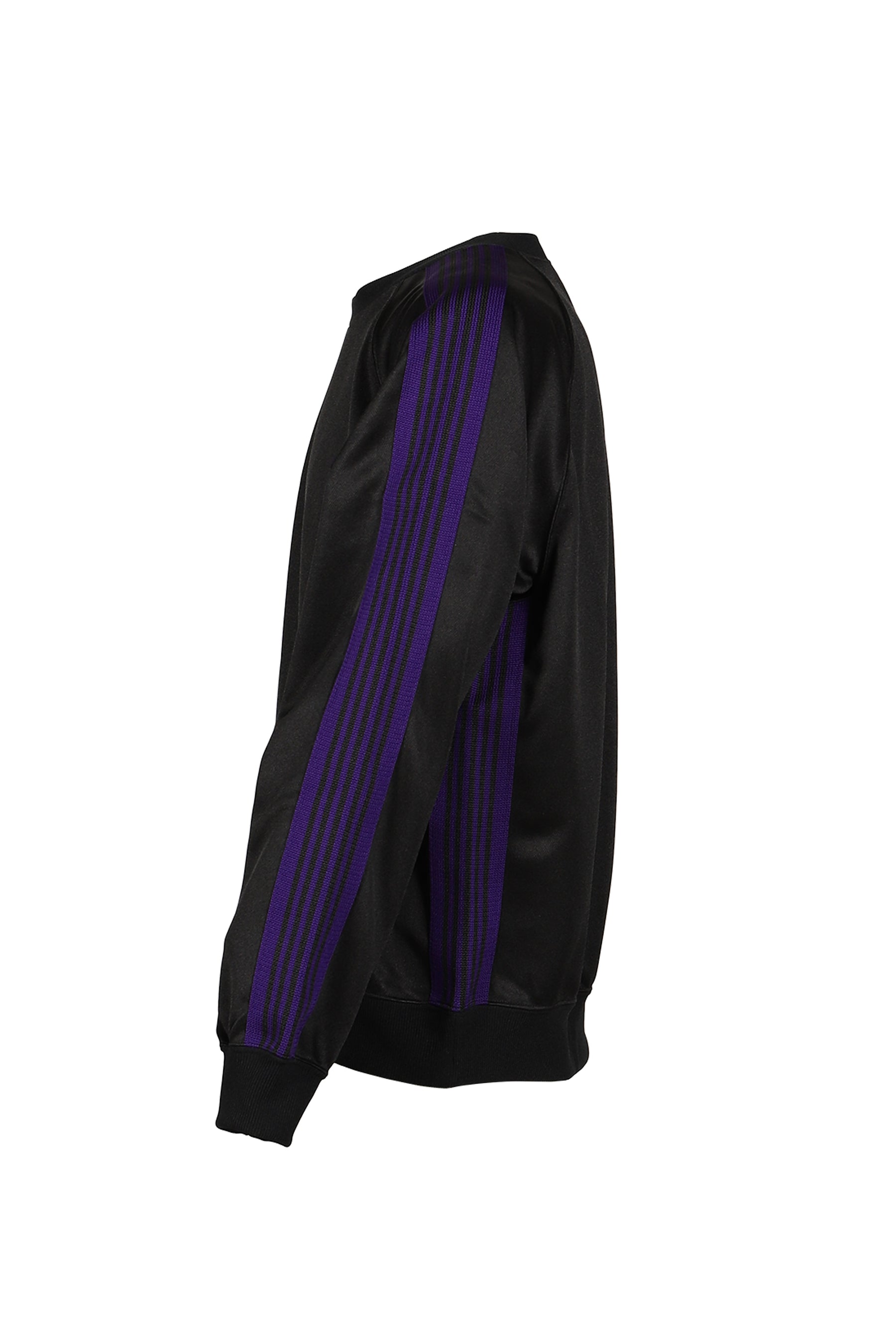 TRACK CREW NECK SHIRT - POLY SMOOTH / BLK