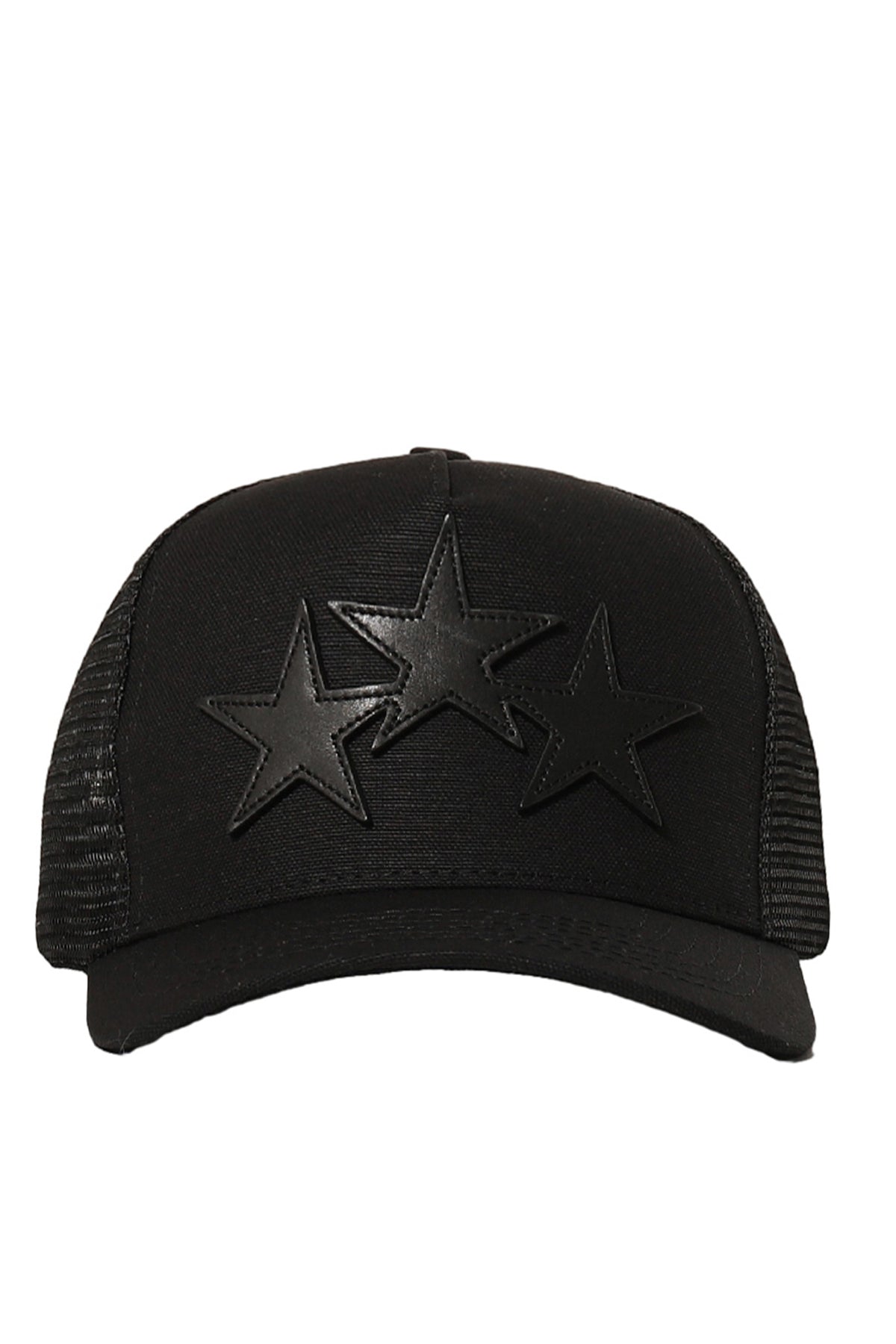3 STAR TRUCKER HAT / BLK BLK