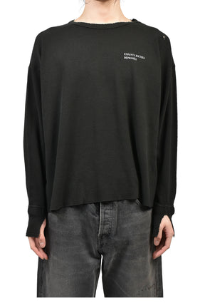 CLASSIC LOGO DISTRESSED THERMAL LS / CHA