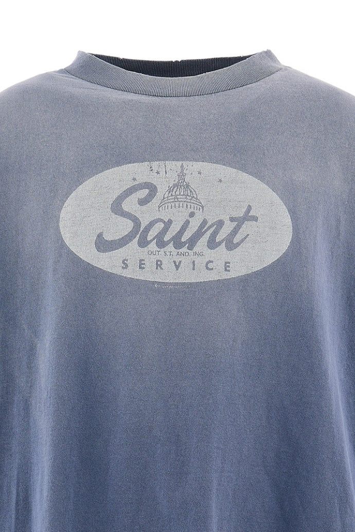 SS T-SHIRT/SAINT SERVICE / NVY