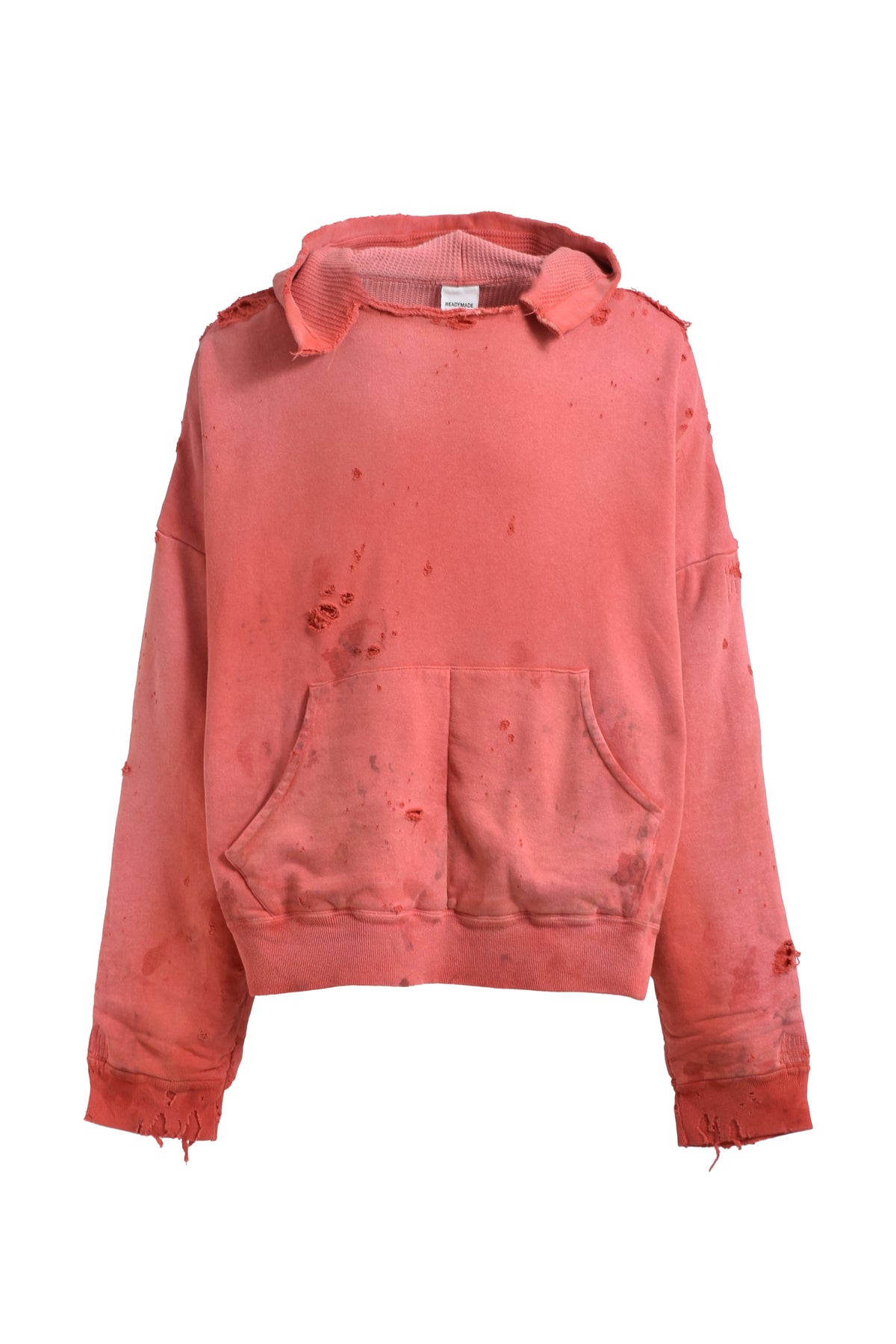 DOUBLE FACE HOODIE / RED