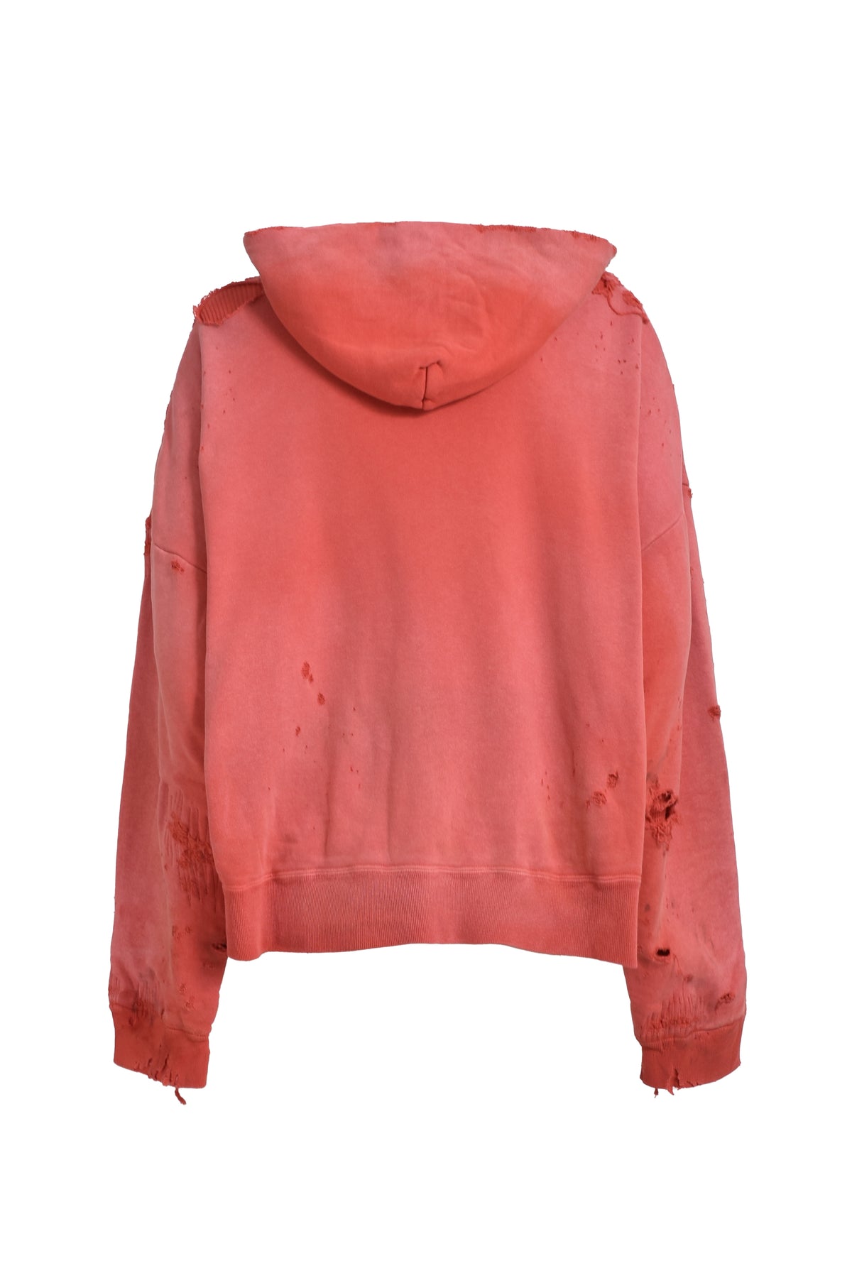 DOUBLE FACE HOODIE / RED