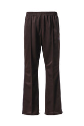 BOOT-CUT TRACK PANT - POLY SMOOTH / DK.BRW