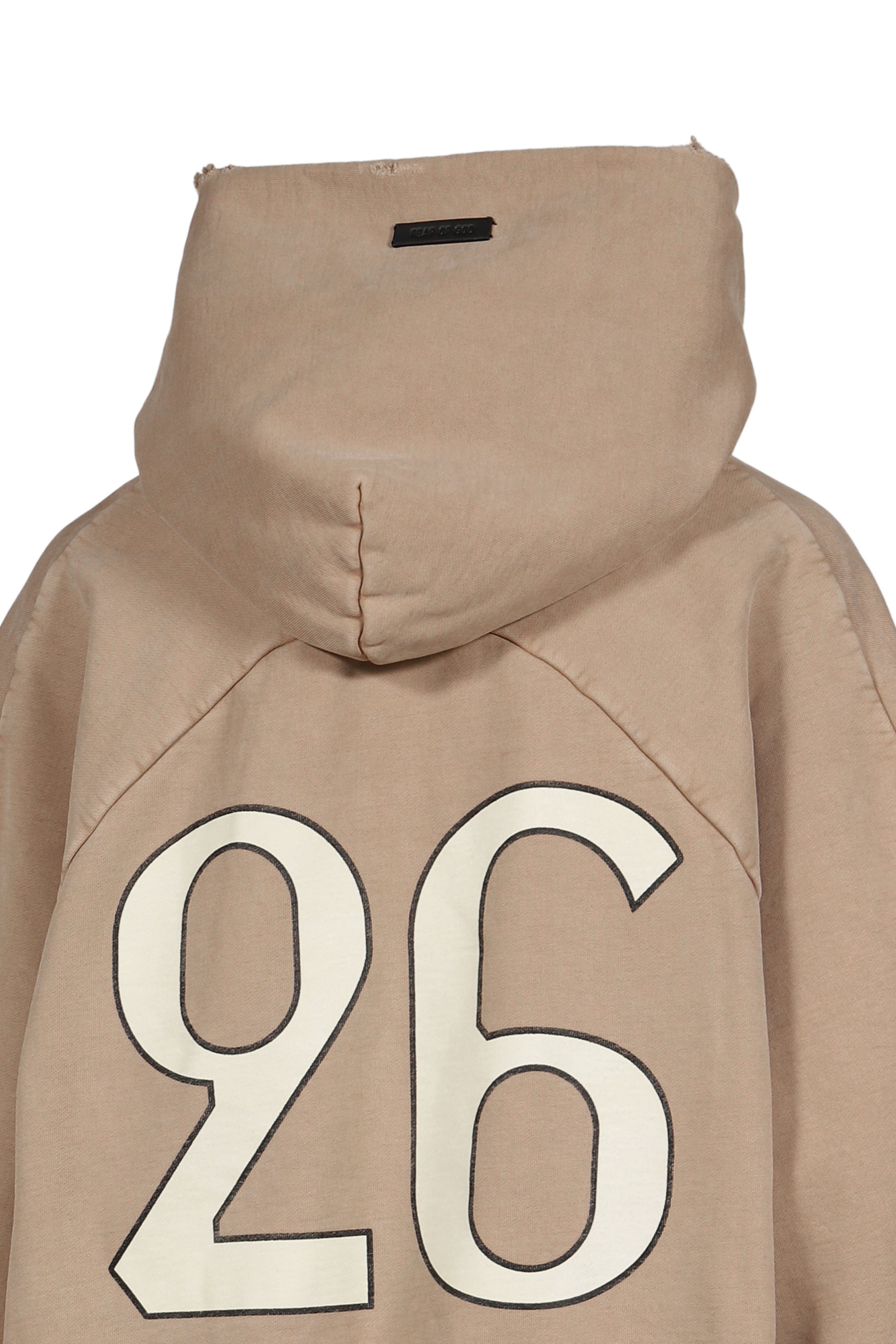"26" CLASSIC FIT HALF RAGLAN HOODIE / DUNE PEARL