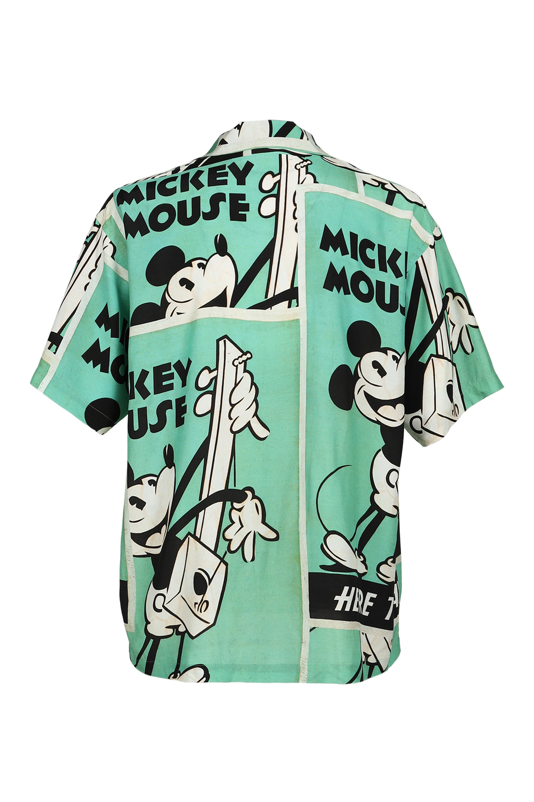 DISNEY VP / PC ALOHA COLLECTION ALOHA SHIRT / MICKEY & GUITAR / GRN
