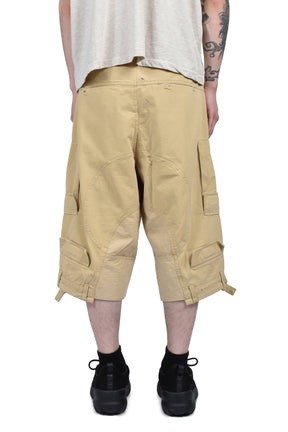 UPSIDE CARGO SHORTS / BEIGE