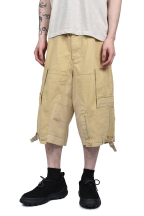 UPSIDE CARGO SHORTS / BEIGE