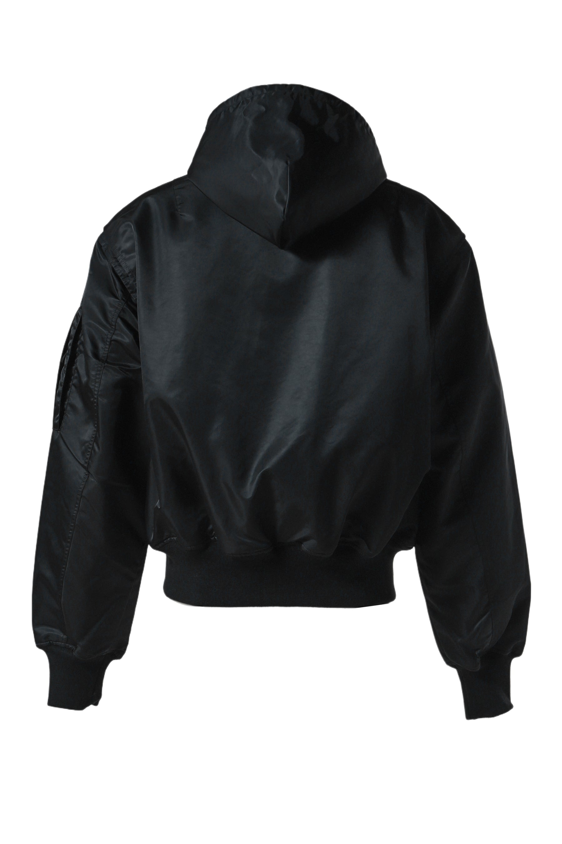 HOODED BROAD BOMBER / OIL