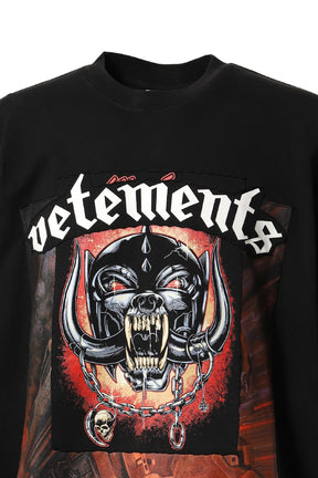 MOTORHEAD PATCHED T-SHIRT / BLK