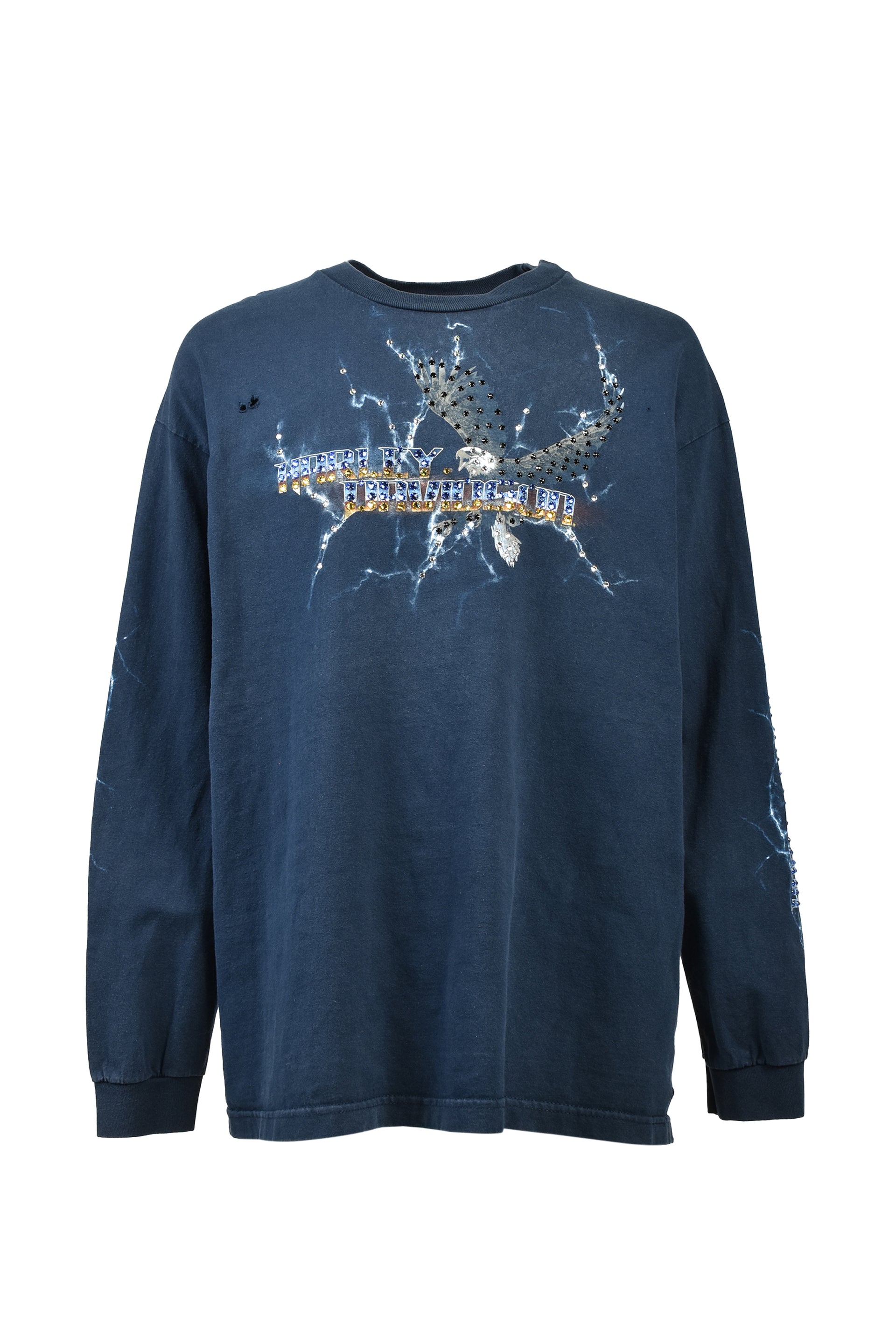 EAGLE BOLT LS TEE / NVY