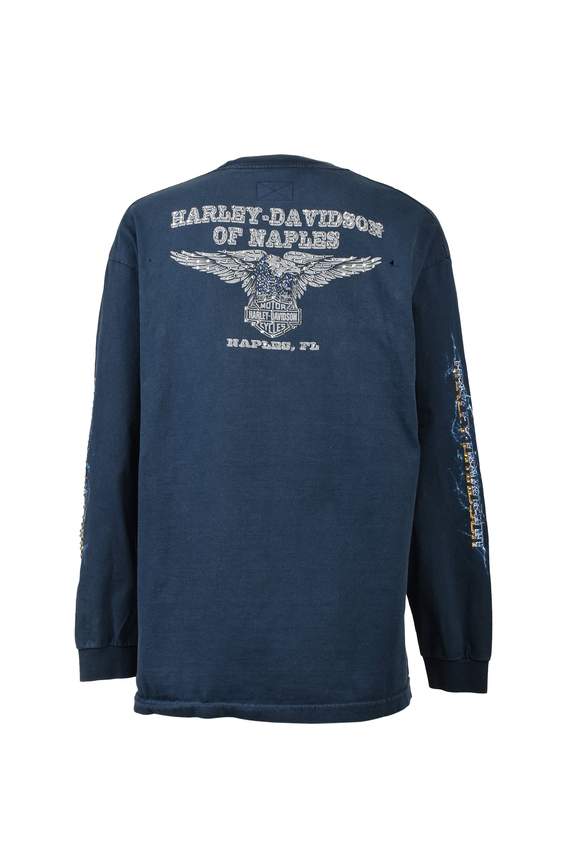 EAGLE BOLT LS TEE / NVY