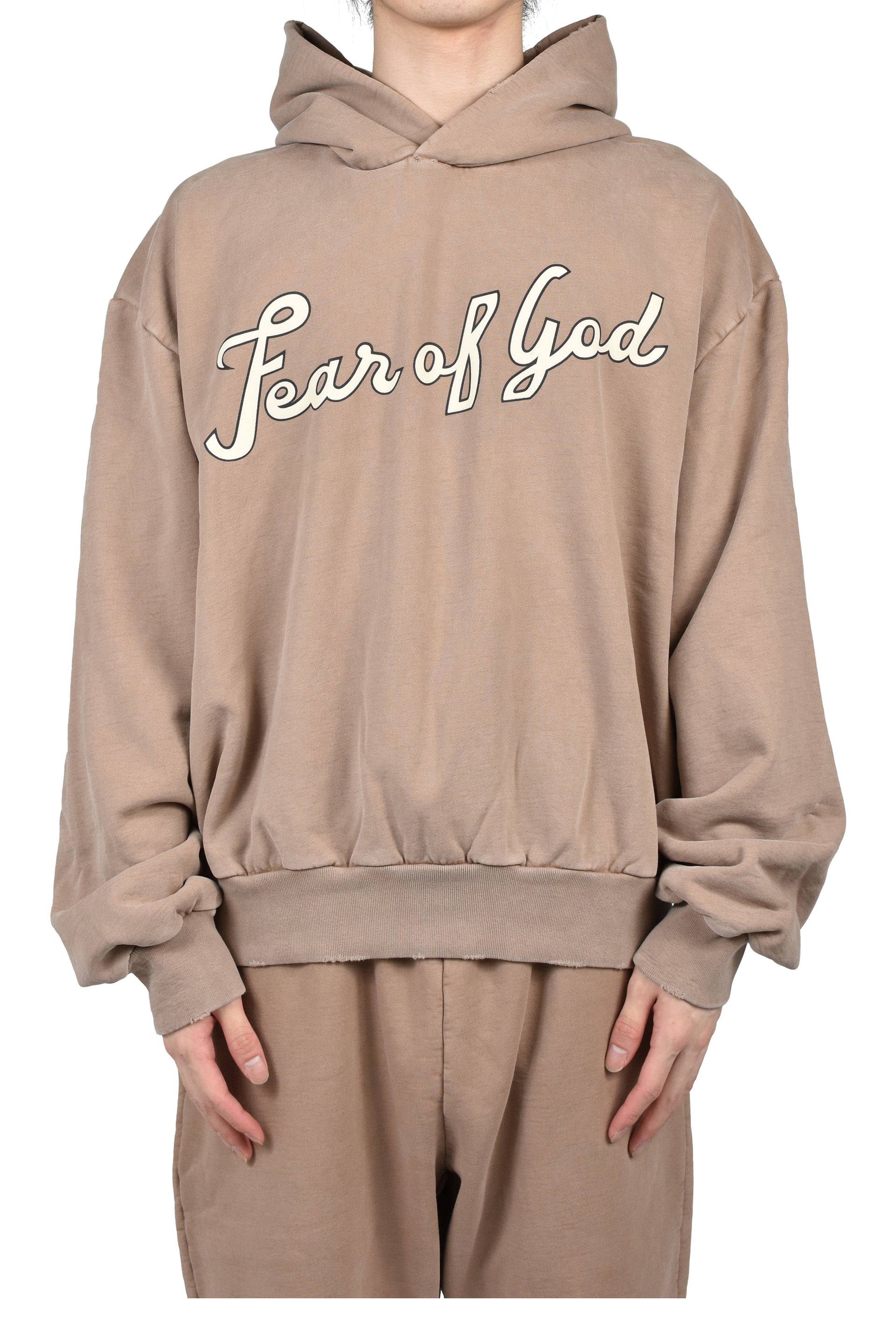 "26" CLASSIC FIT HALF RAGLAN HOODIE / DUNE PEARL