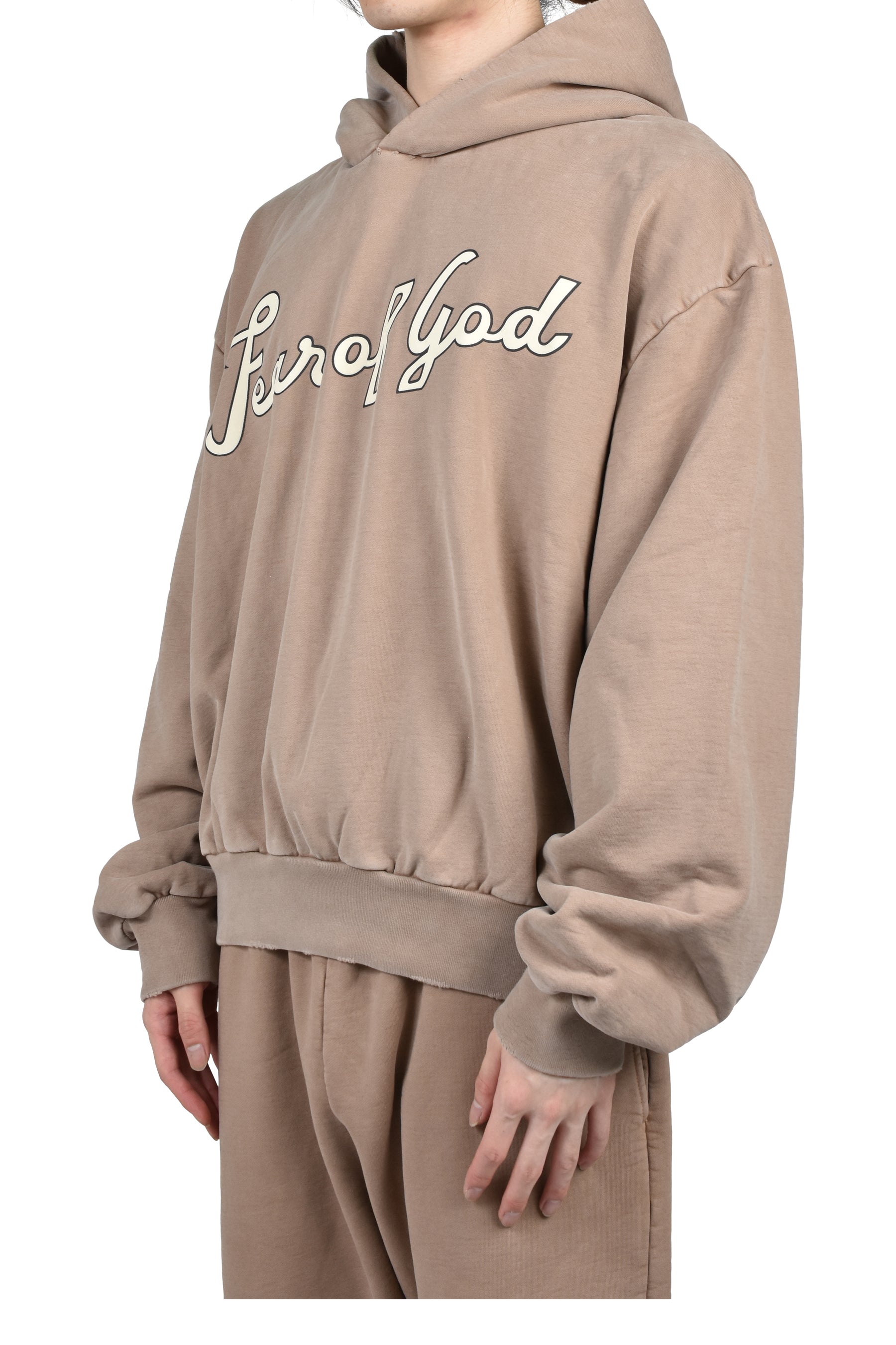 "26" CLASSIC FIT HALF RAGLAN HOODIE / DUNE PEARL