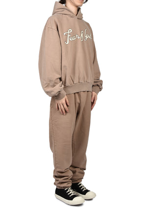 "26" CLASSIC FIT HALF RAGLAN HOODIE / DUNE PEARL