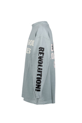 RELAXED LS "DISCIPLE" TEE / FLINT