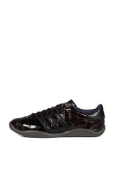 WB KARINTHA CROC / D.BRWN/BLK