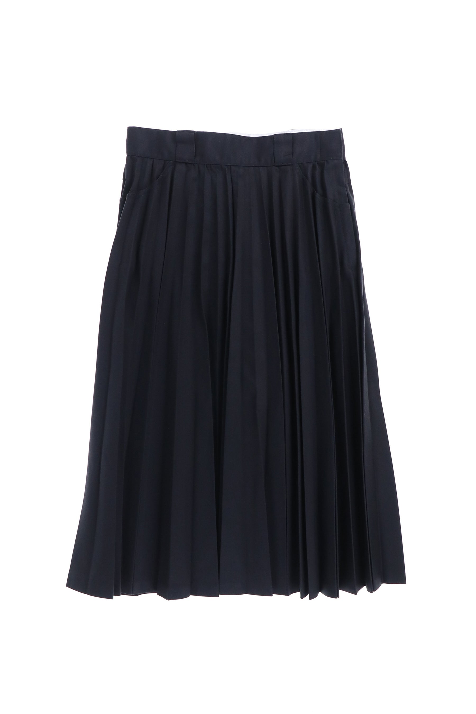 TOGA × Dickies トーガx ディッキーズFW23 PLEATS SKIRT DICKIES / BLK