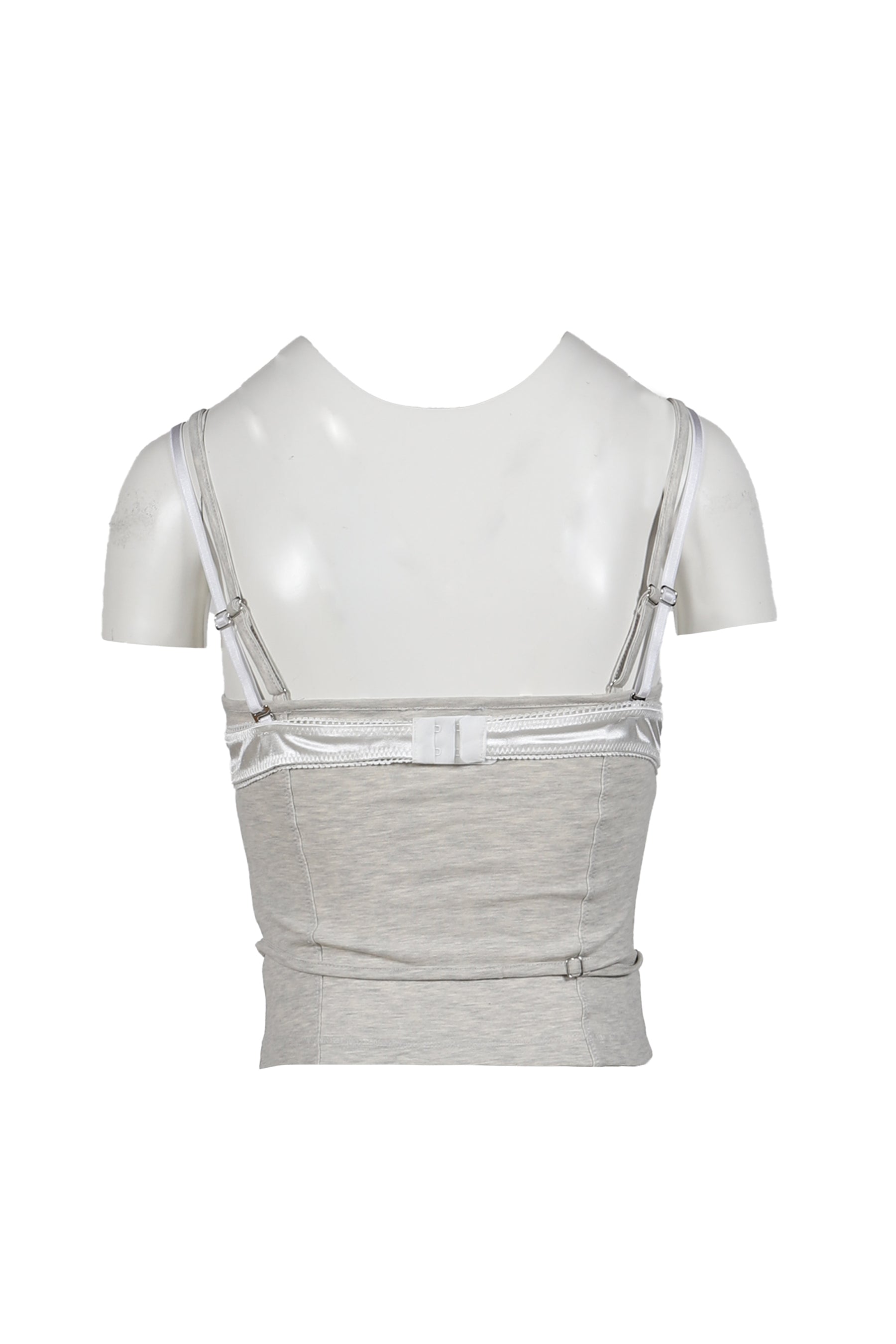 LAYERED UNDERWEAR CORSET / GRY