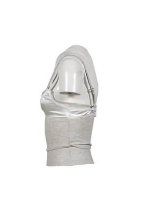 LAYERED UNDERWEAR CORSET / GRY