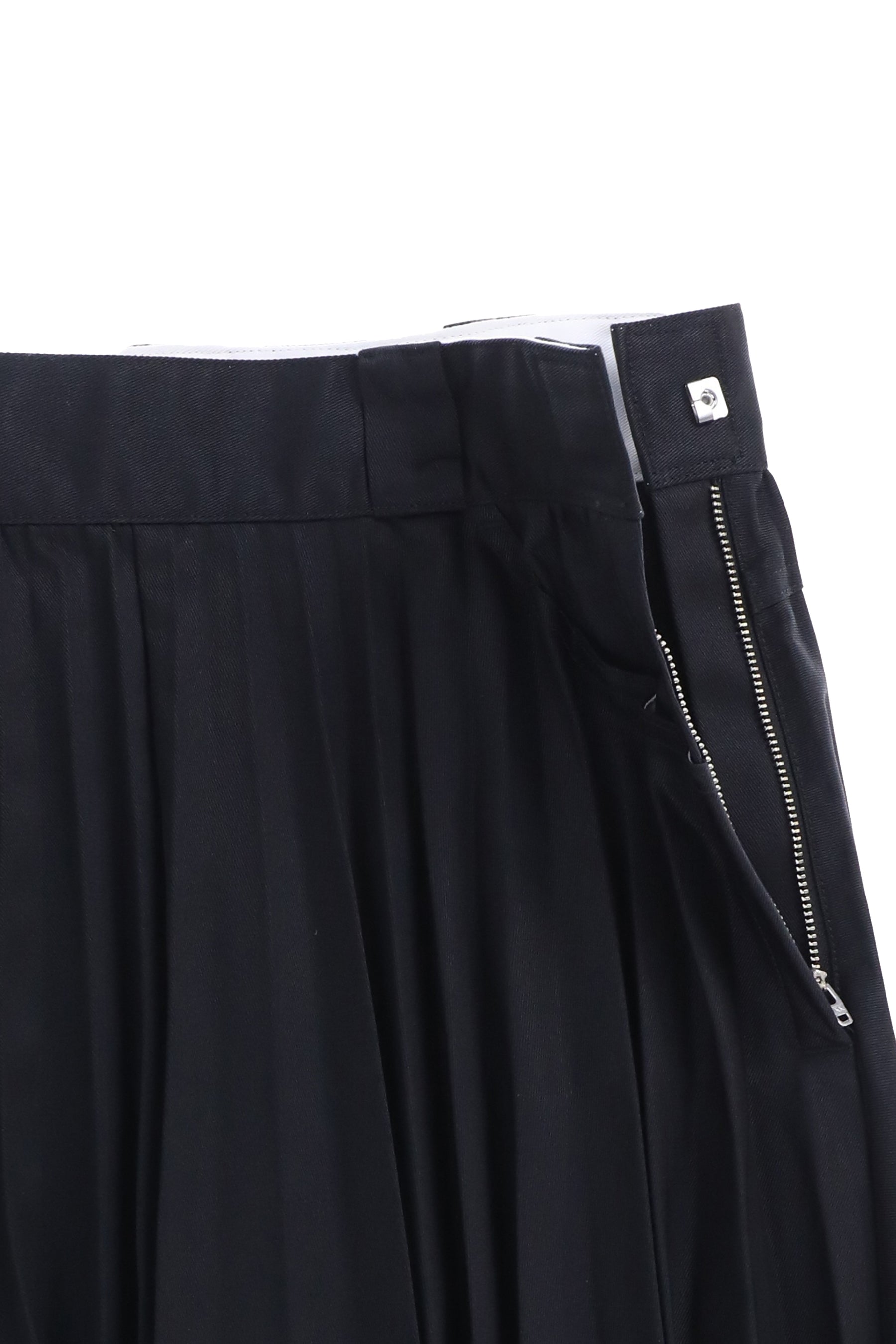 TOGA × Dickies トーガx ディッキーズFW23 PLEATS SKIRT DICKIES / BLK