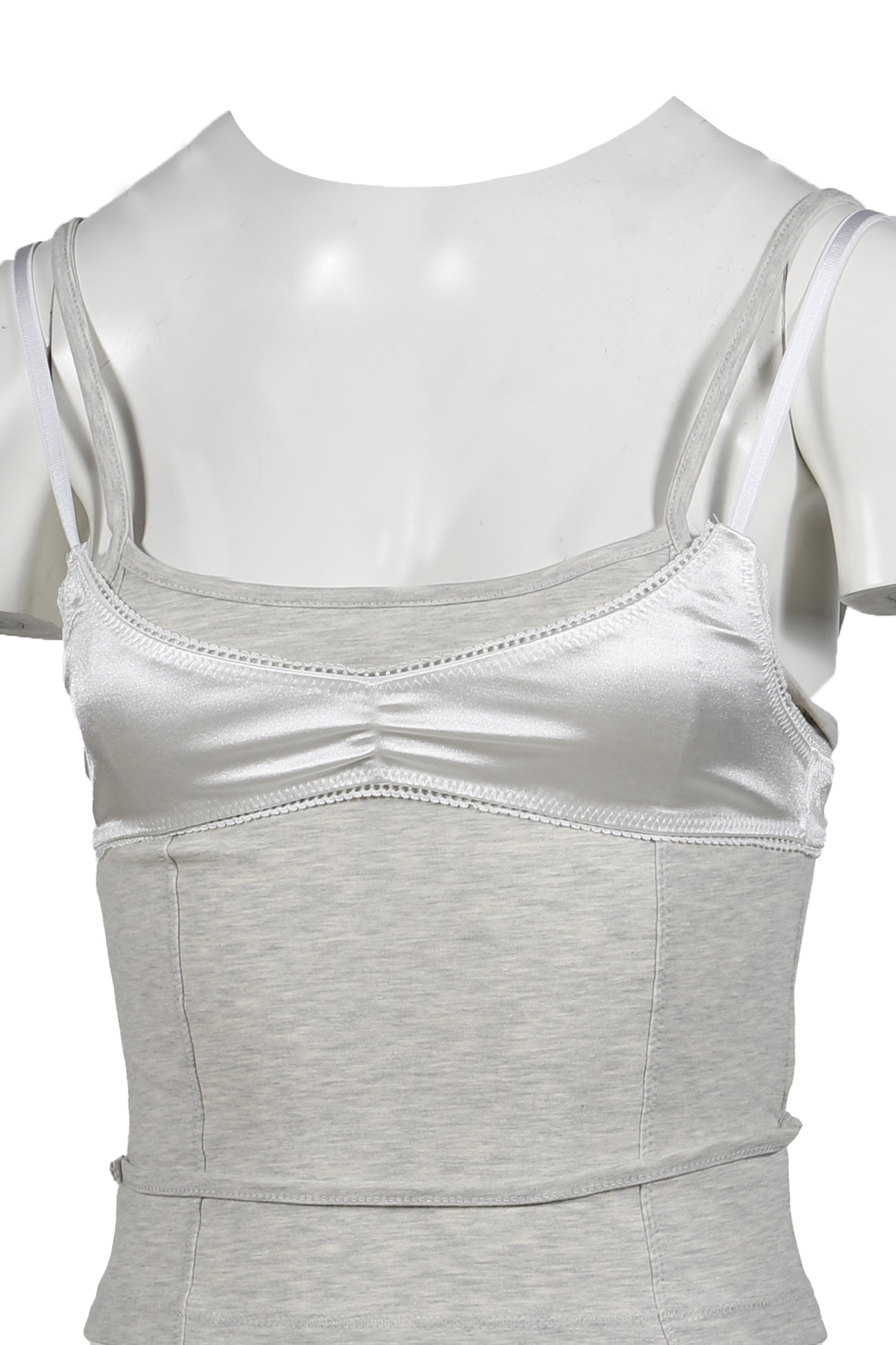 LAYERED UNDERWEAR CORSET / GRY