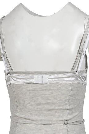 LAYERED UNDERWEAR CORSET / GRY