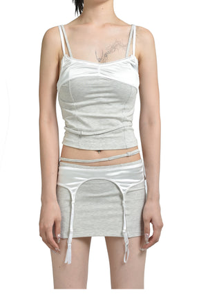 LAYERED UNDERWEAR CORSET / GRY