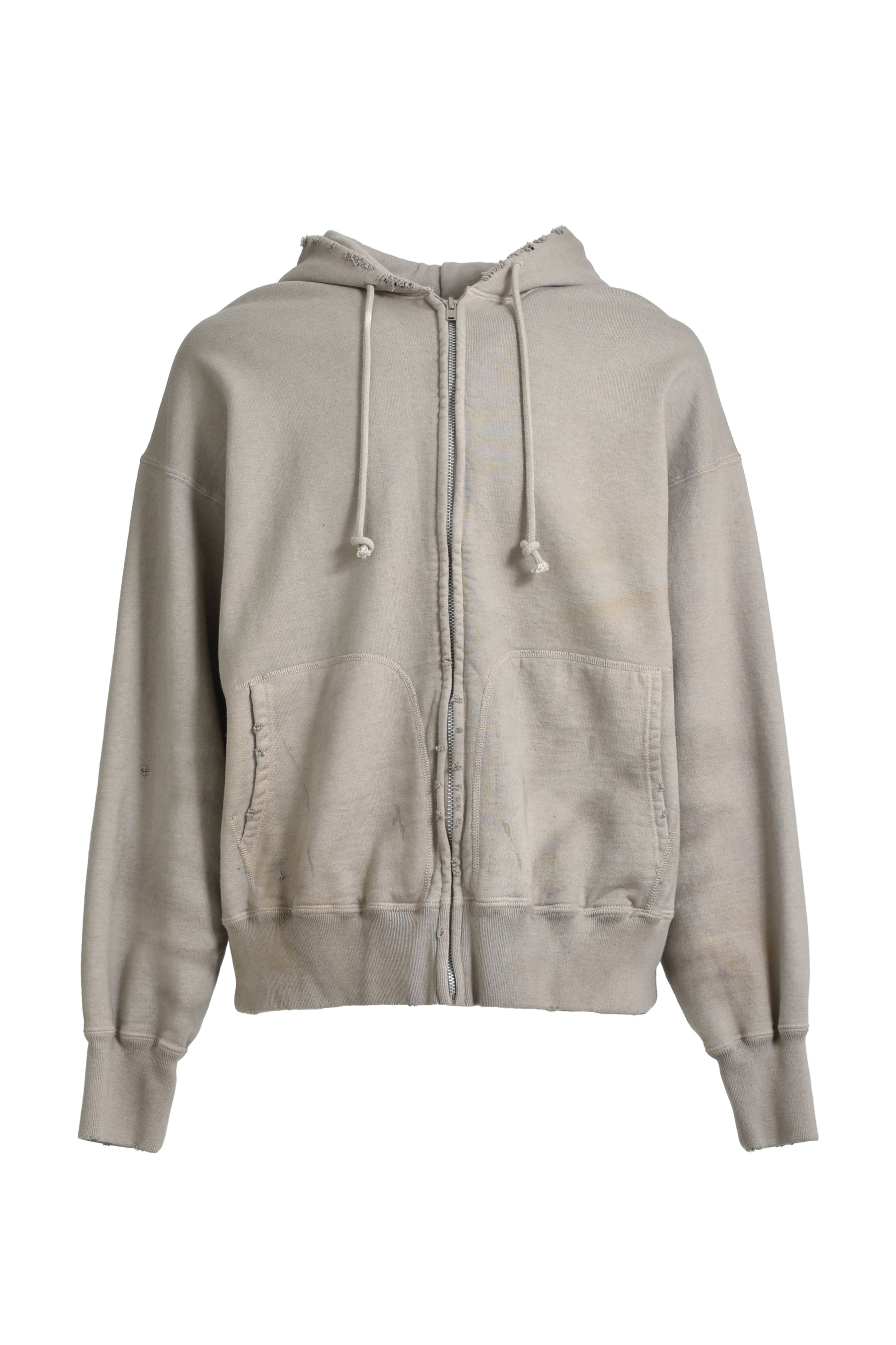 ZIP SWEAT HOODIE AGING / GRY AGING