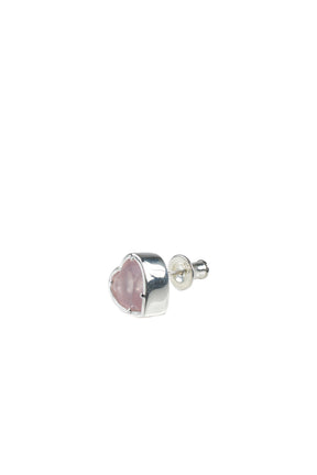 "LOVE" PIERCE (SV925) / ROSE QUARTZ