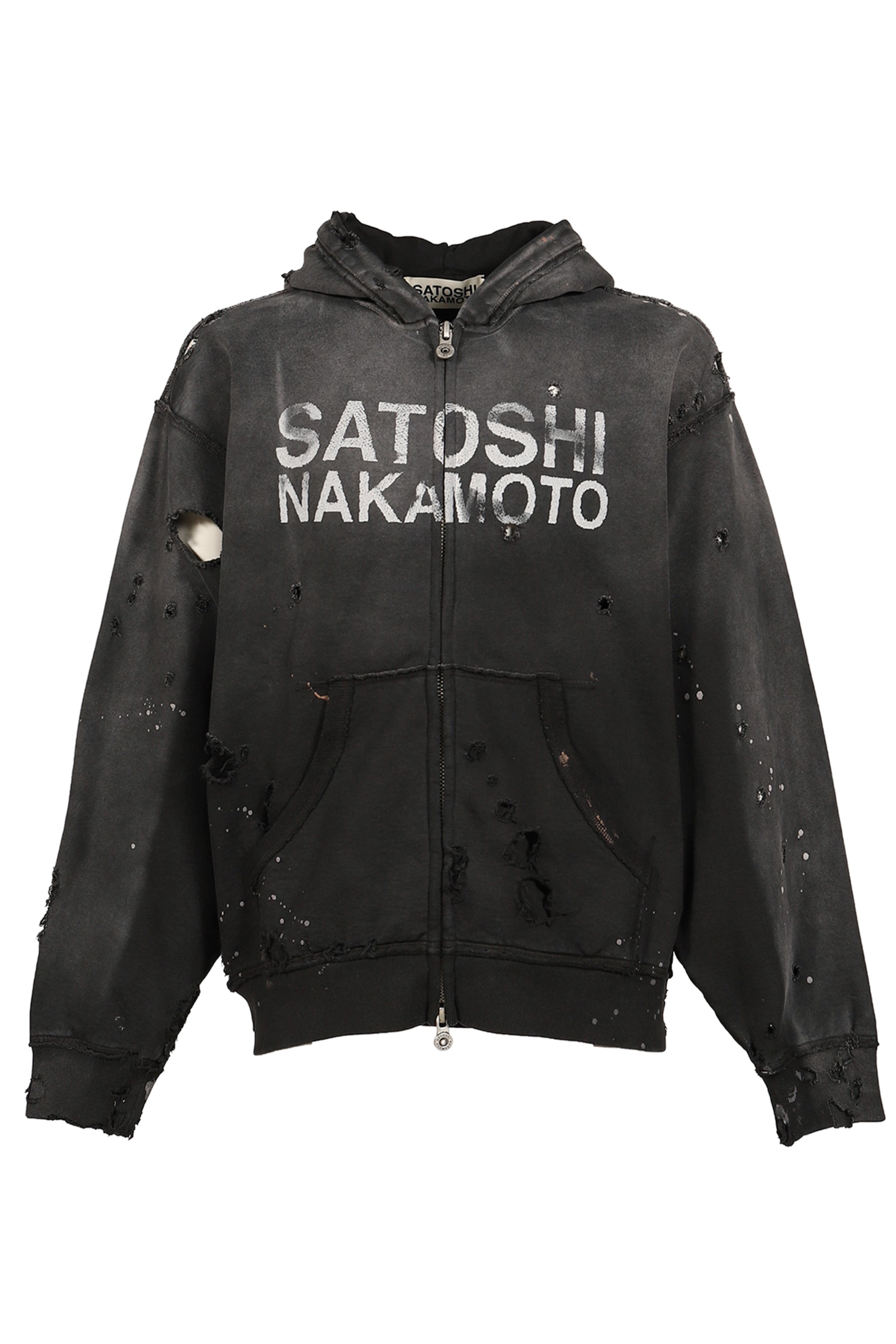 LUKE FLEECE HOODIE / BLK
