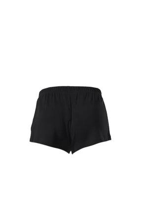 BUTTON FLY MINI SHORTS / BLK