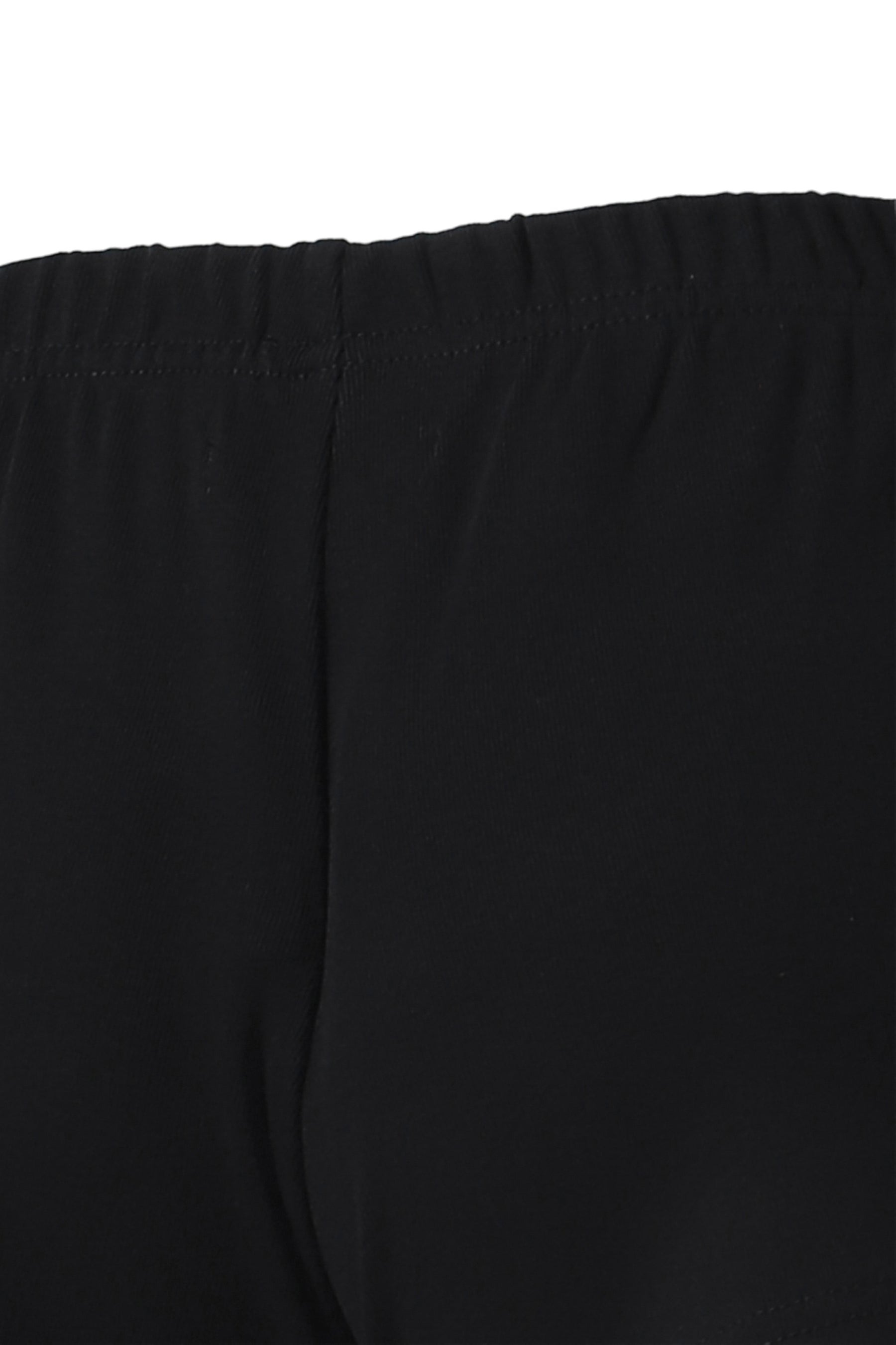 BUTTON FLY MINI SHORTS / BLK