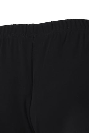 BUTTON FLY MINI SHORTS / BLK