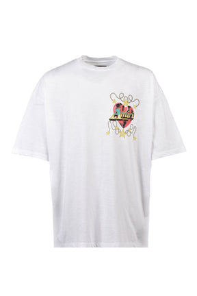 AMIRI HEART OS TEE / WHT