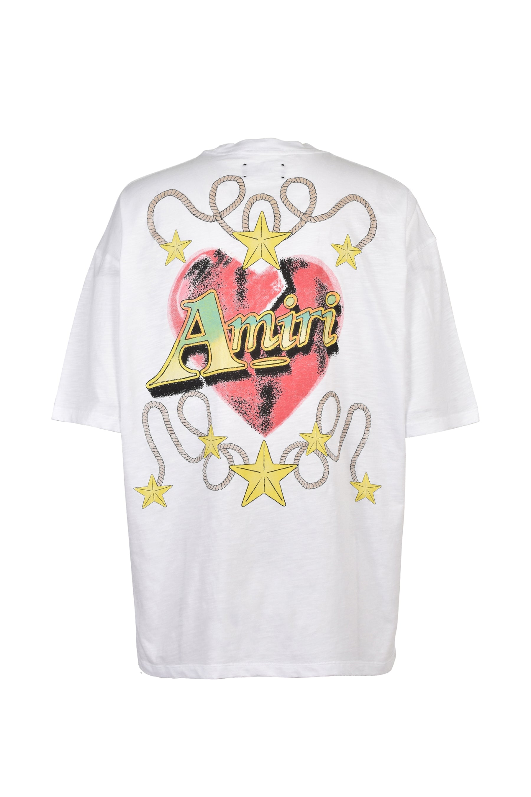 AMIRI HEART OS TEE / WHT