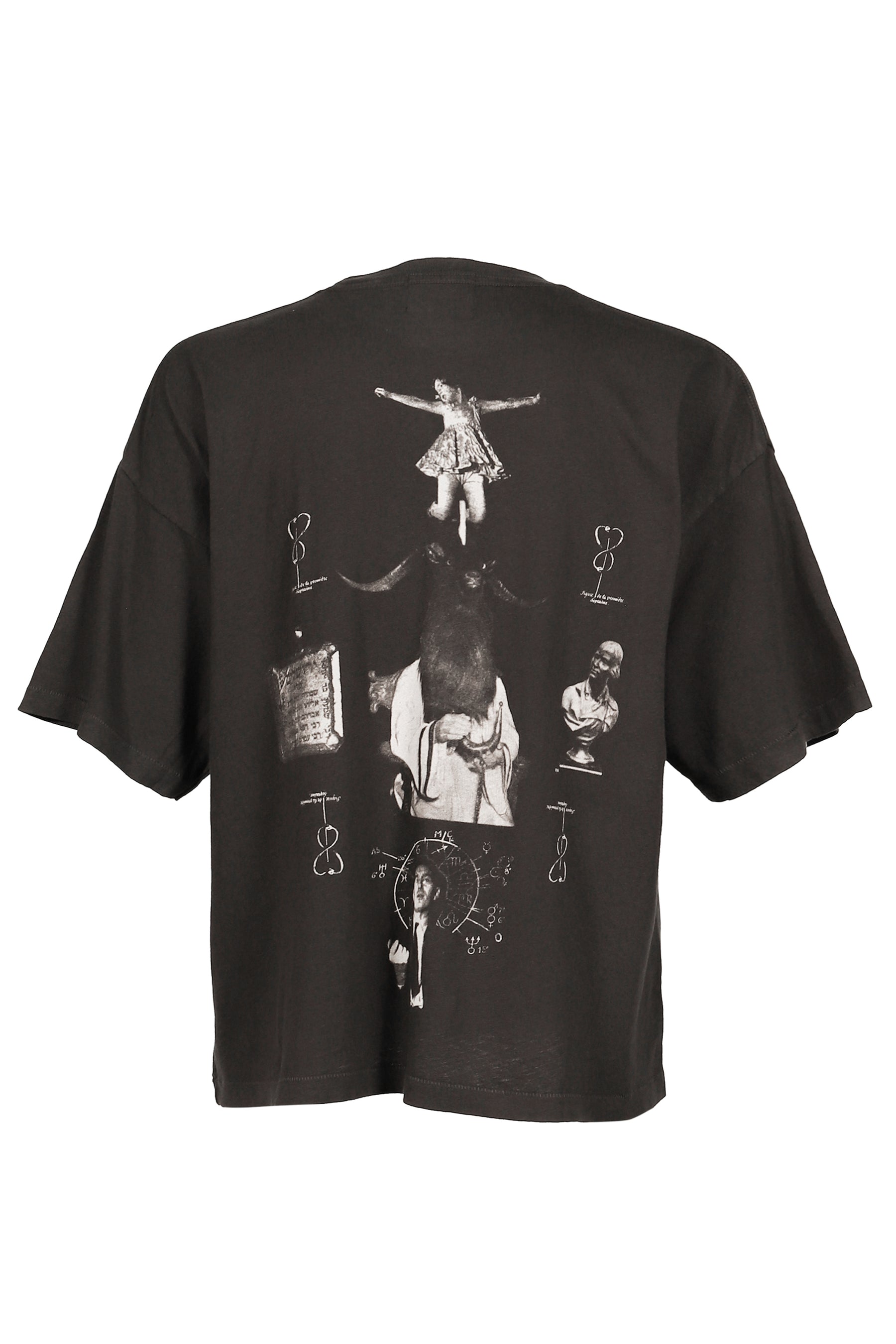 SPIRITUALISTS AND MEDIUMS T-SHIRT / WASHED BLK