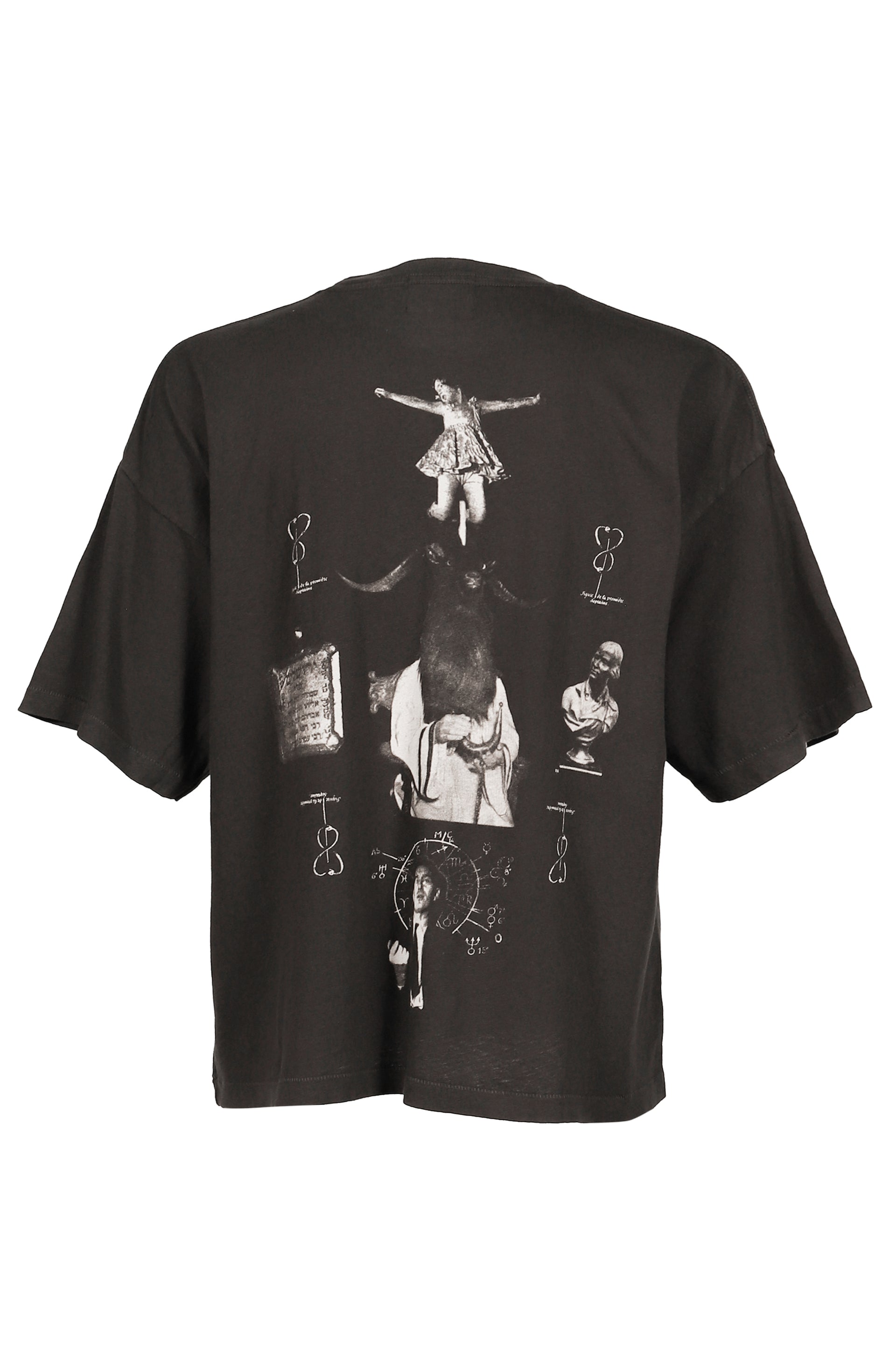 SPIRITUALISTS AND MEDIUMS T-SHIRT / WASHED BLK