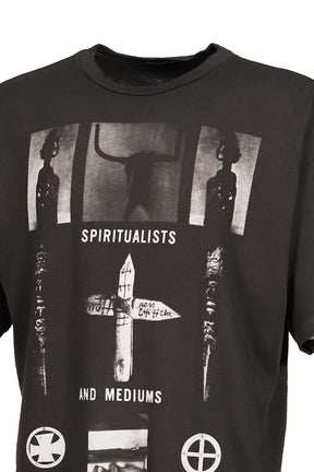 SPIRITUALISTS AND MEDIUMS T-SHIRT / WASHED BLK