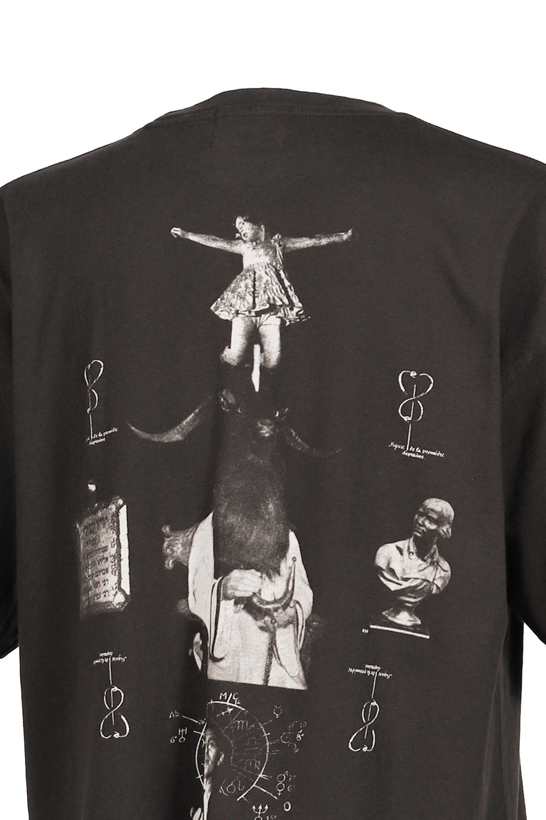 SPIRITUALISTS AND MEDIUMS T-SHIRT / WASHED BLK