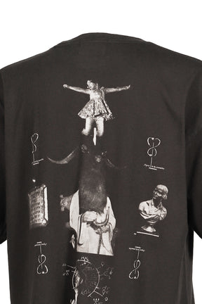 SPIRITUALISTS AND MEDIUMS T-SHIRT / WASHED BLK
