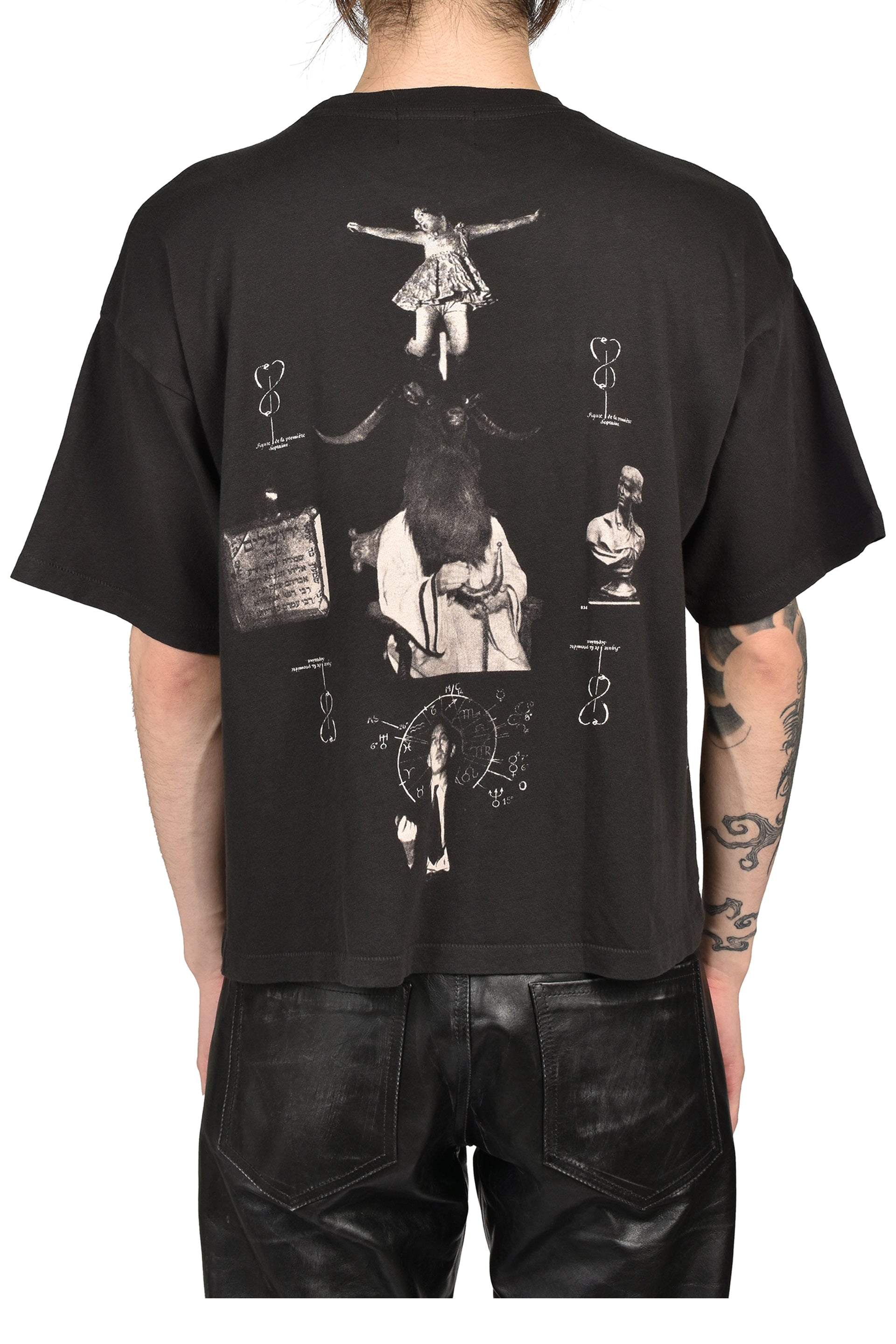 SPIRITUALISTS AND MEDIUMS T-SHIRT / WASHED BLK