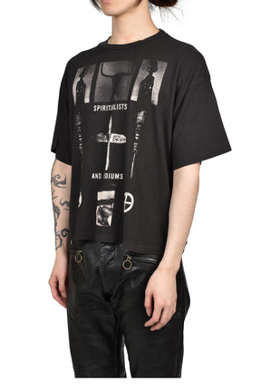 SPIRITUALISTS AND MEDIUMS T-SHIRT / WASHED BLK