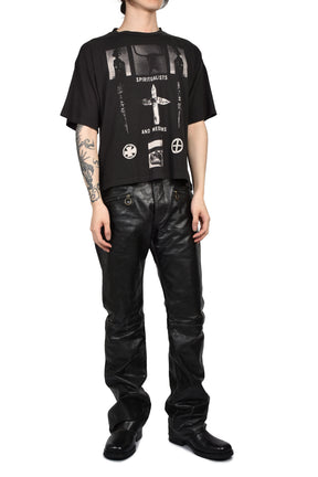 SPIRITUALISTS AND MEDIUMS T-SHIRT / WASHED BLK