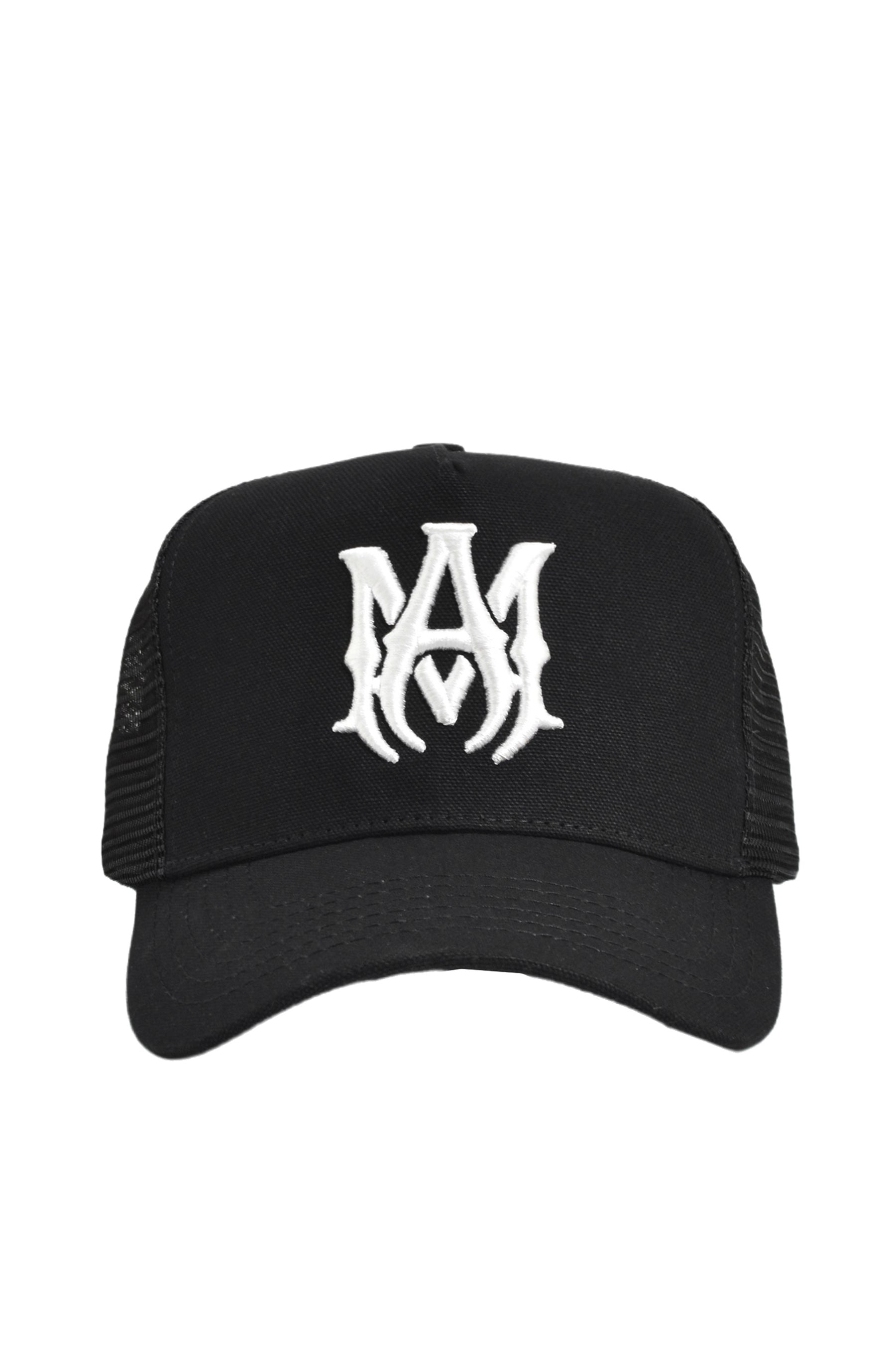 MA LOGO TRUCKER HAT / BLK/WHT