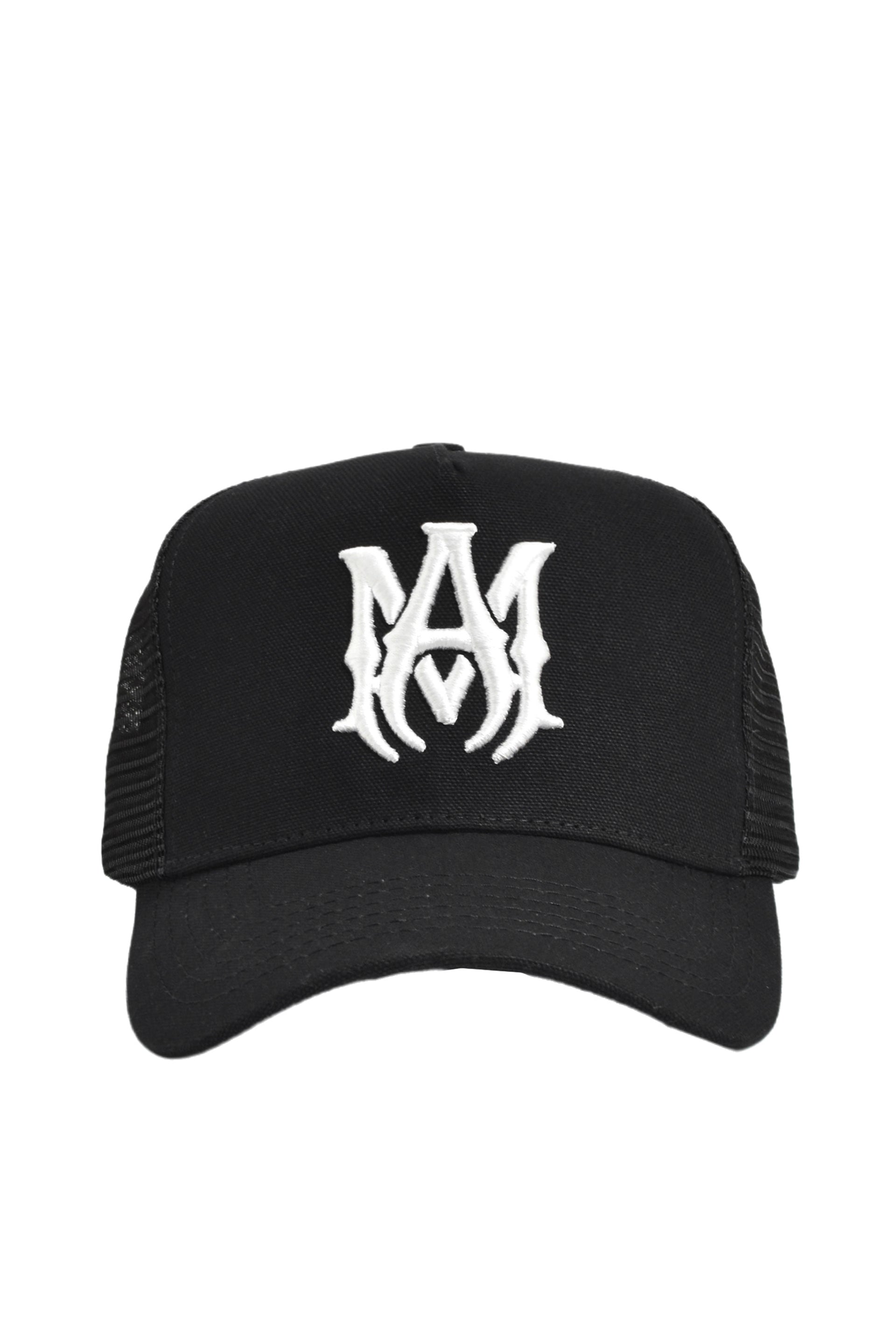 MA LOGO TRUCKER HAT / BLK/WHT