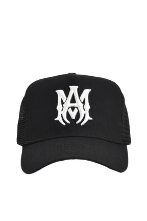 MA LOGO TRUCKER HAT / BLK/WHT